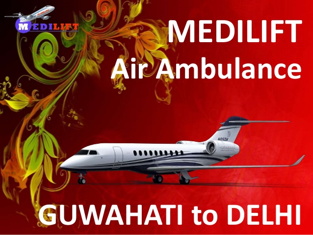 air ambulance guwahati to delhi